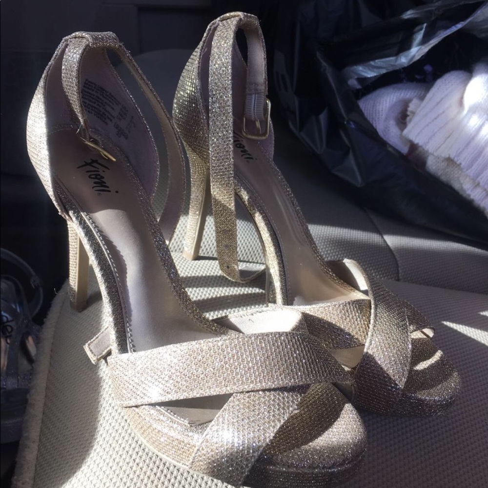 Gold heels